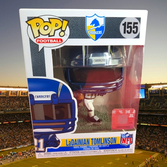 Ladainian Tomlinson funko # 155 (nib) With pop protector - Picture 1 of 7